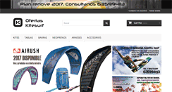 Desktop Screenshot of ofertaskitesurf.com