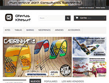 Tablet Screenshot of ofertaskitesurf.com